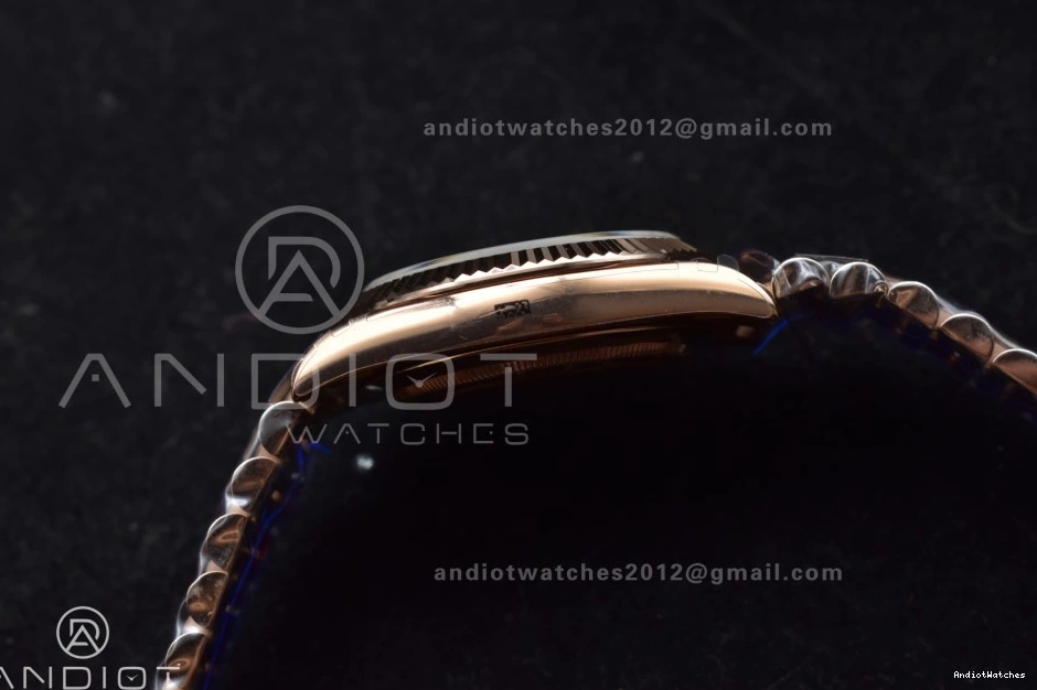 904L Bracelet (Gain President 711 Dial Best RG Weight) 40 Steel QF Edition Ombre DayDate V4 Soft Slate on A2836 0421